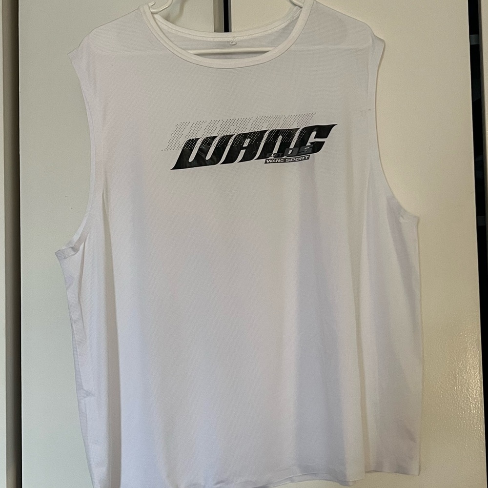 Alexander Wang White Muscle Tee
